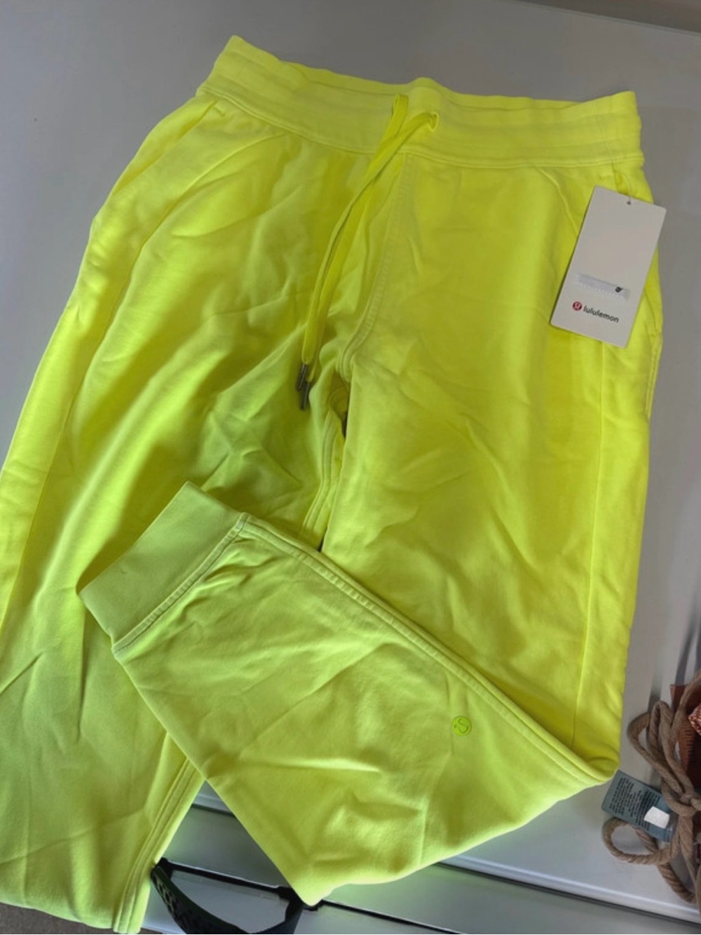 lululemon athletica scuba HR Neon Yellow Joggers